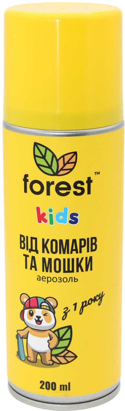 Аерозоль "Forest Kids" від усіх літ. та повз комах  200мл №2841