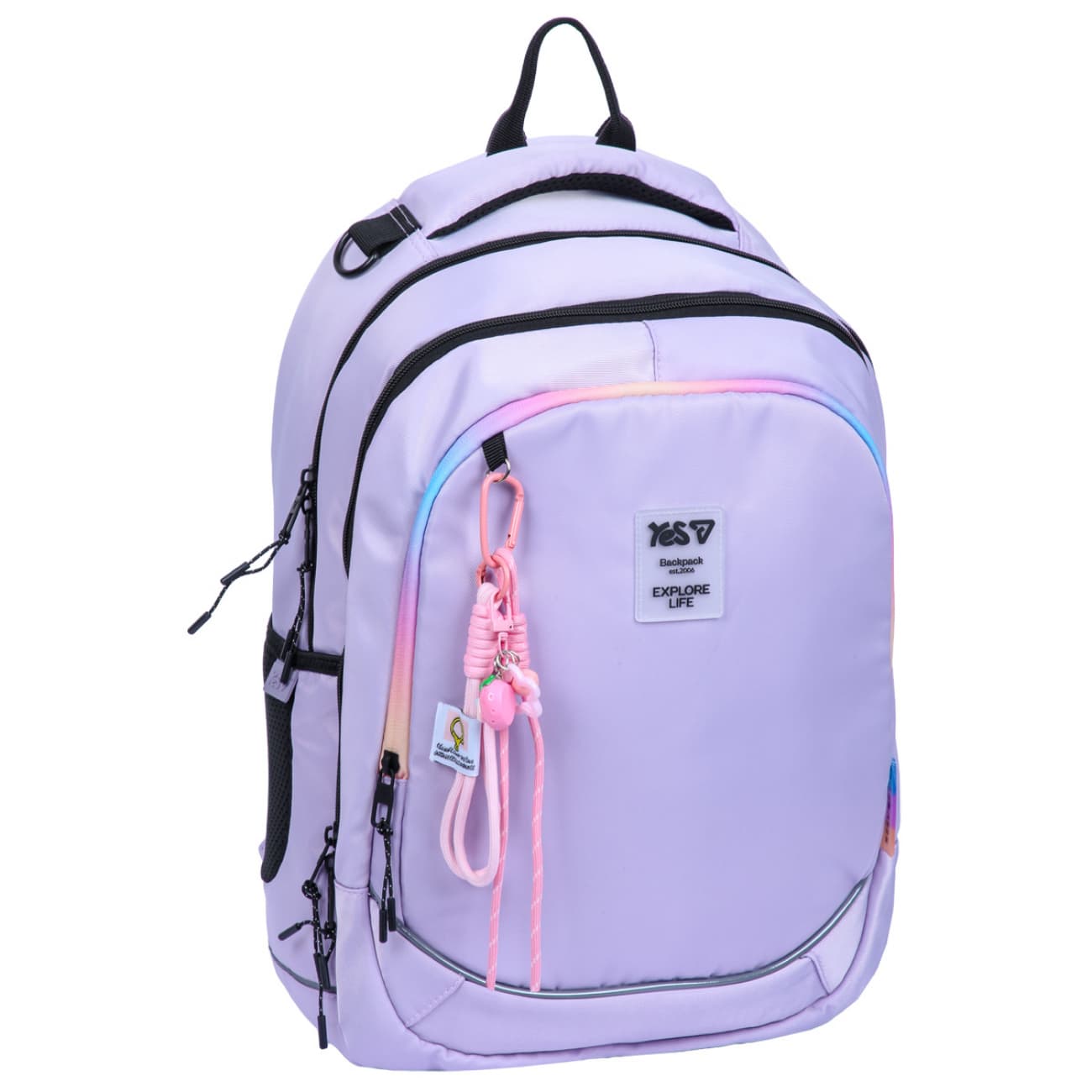 Рюкзак "Yes" TS-59L Lilac 2від.,5карм.№550407