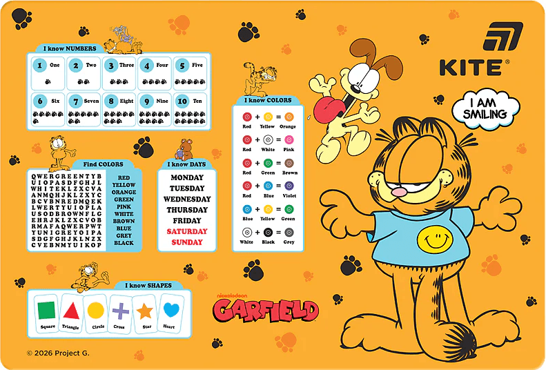 Підкладка для столу "Kite" №GF26-207 Garfield (42,5х29cм) PP(10)