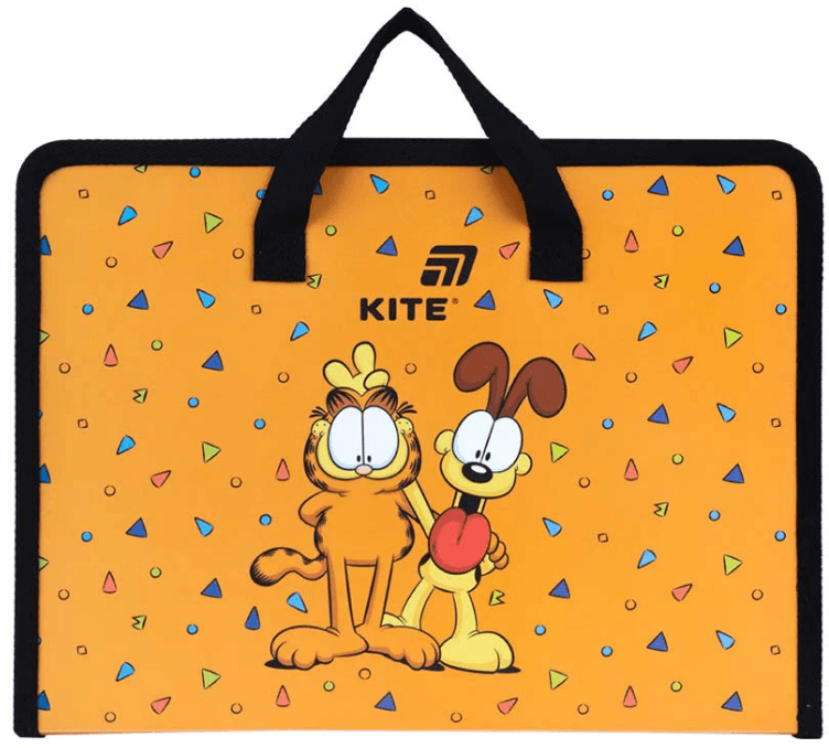 Папка-портфель "Kite" №GF26-202 А4,на блиск. Garfield