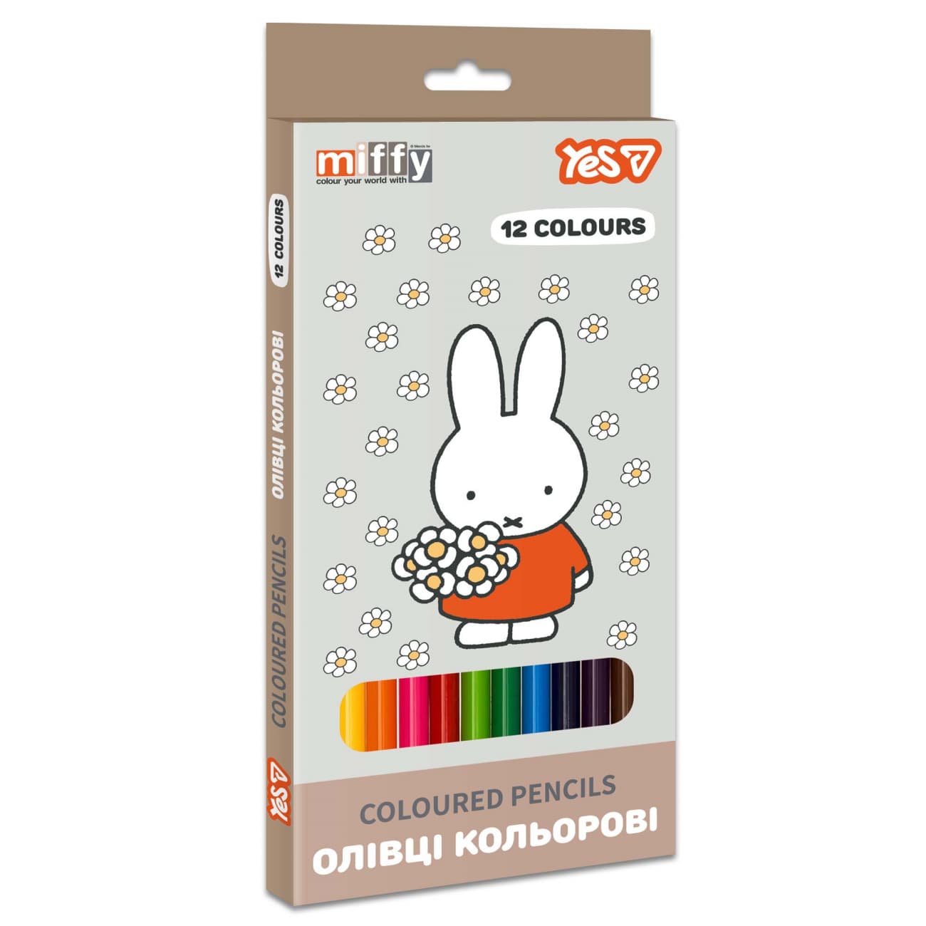 Олівці кольор. 12 кольор. "Yes" №290789 Miffy