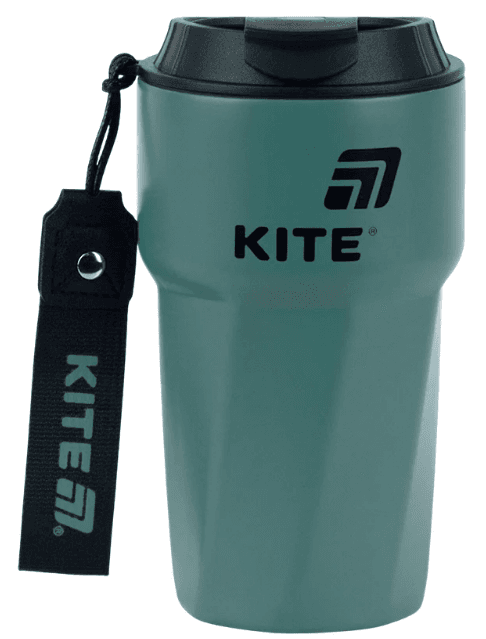 Термочашка метал. 0,45л "Kite" зелена №K26-1220-2