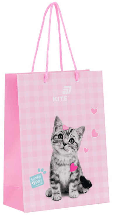 Пакет подарунковий папер. "Kite" Studio Pets №SP26-265 18х24см(5)