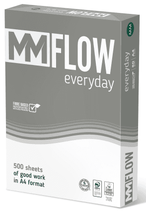 Бумага офисная А4 "MM Flow Everyday" 80г/м2 C (500л)(5)