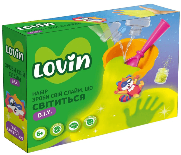 Набір "Lovin" Зроби Свій Слайм,що світиться №8000208