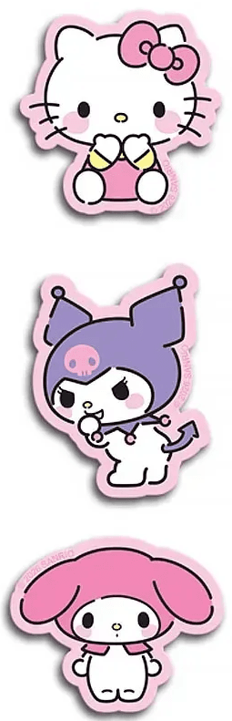 Бейдж "Kite" №HK26-3012-2 Hello Kitty на липучці, 3шт