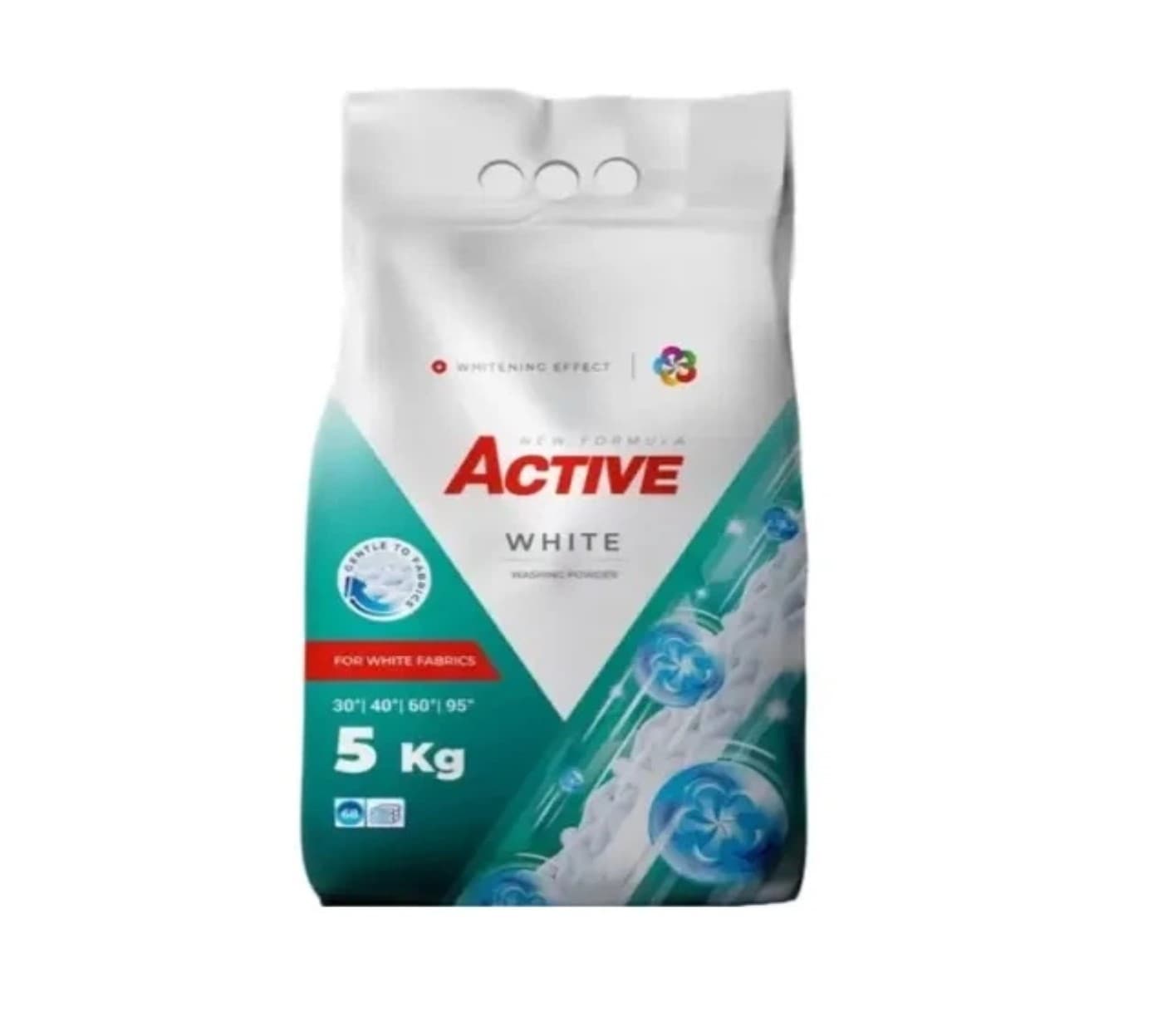 Стир. порошок 5кг "Active" White Active