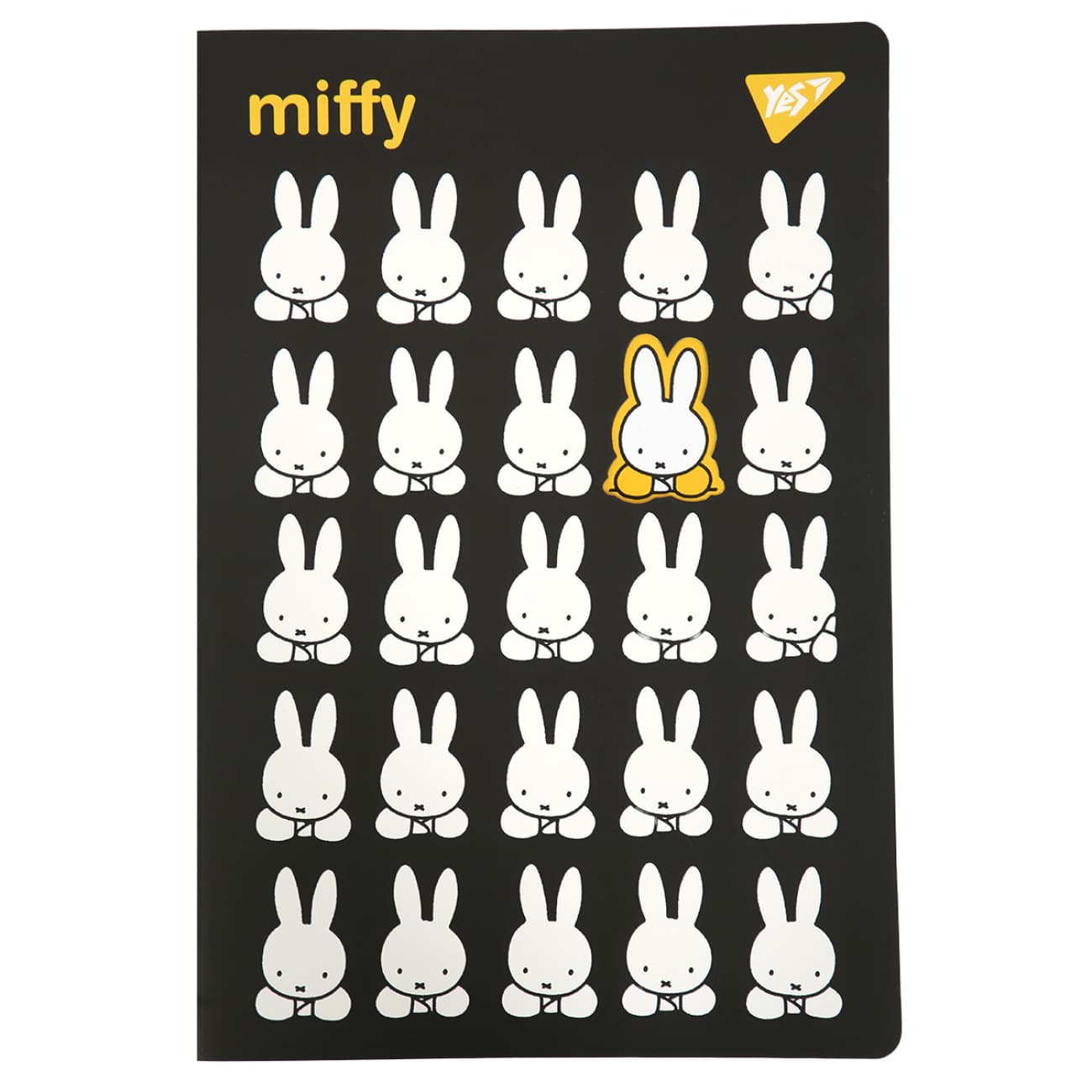Тетрадь А4 40л. лин. пласт. обл. с высечкой Miffy №682016/Yes/(1)(20)(40)