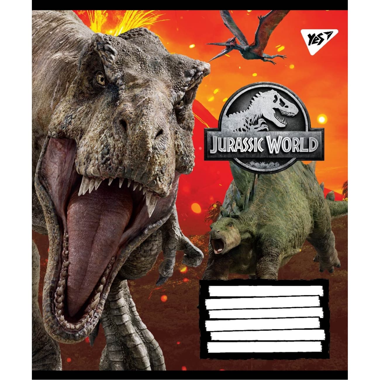 Зошит 96арк. лін. YES Jurrasic World. Genetic Failure №765410(5)(120)