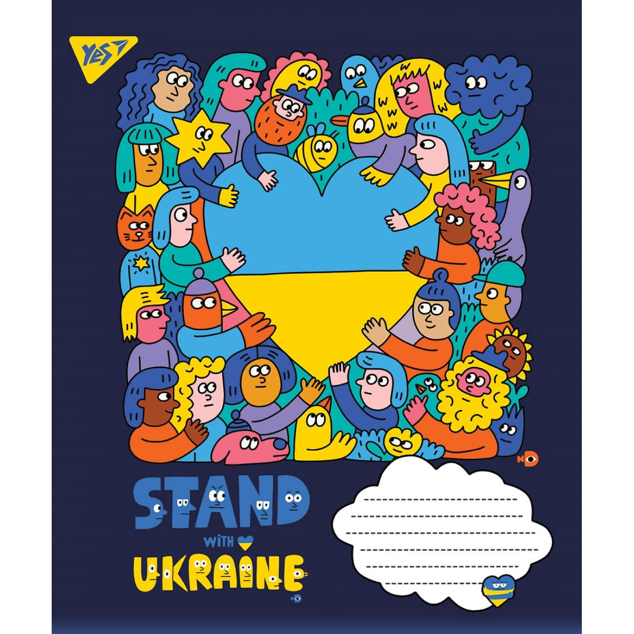 Зошит 96арк. лін. YES Ukraine №766251(5)(120)