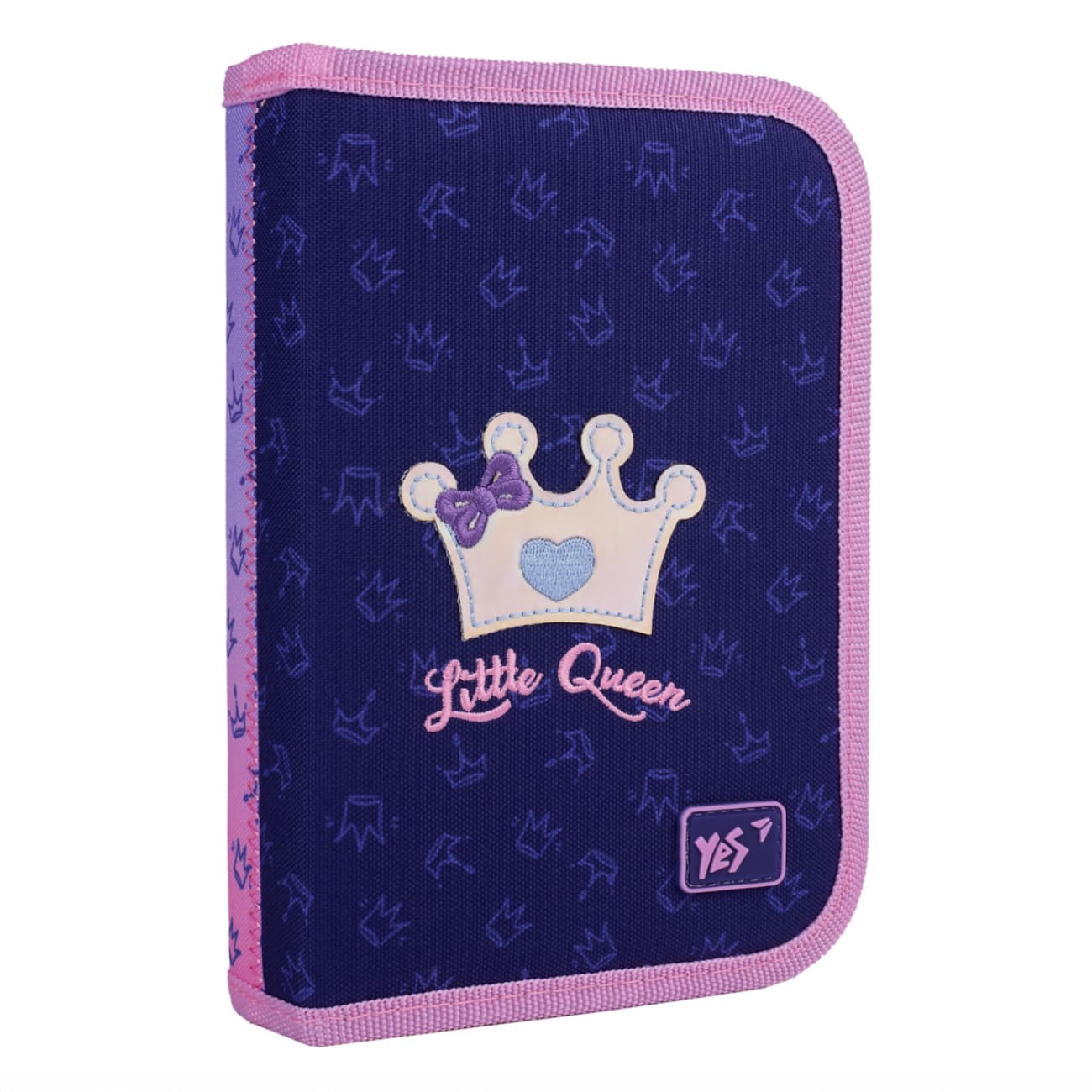 Пенал "Yes" Little Queen тв.,одинар.,с 1 клап. №HP-03/533660(48)