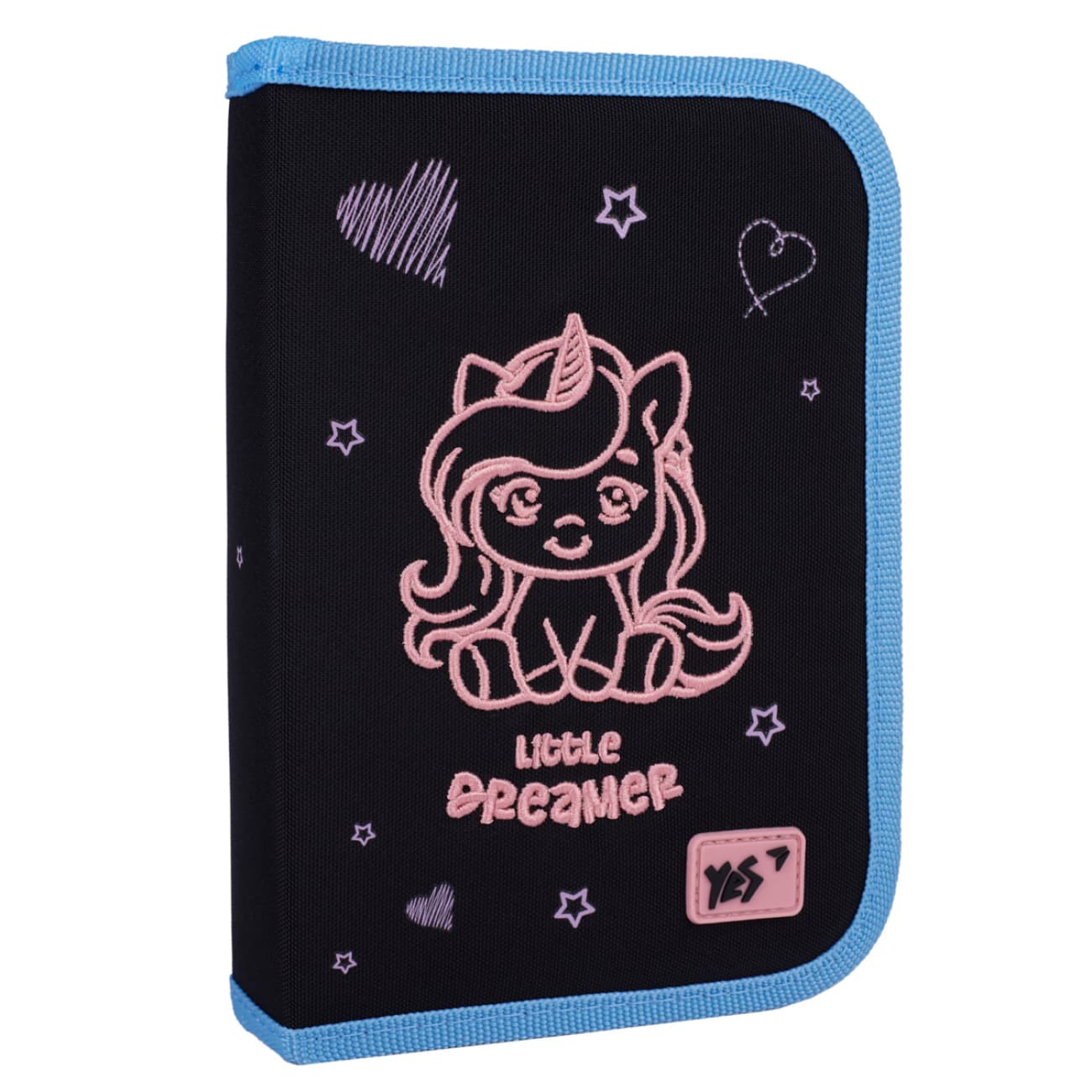 Пенал "1В" Cute Unicorn тв.,одинар.,с 2клап. №HP-04/533627(48)