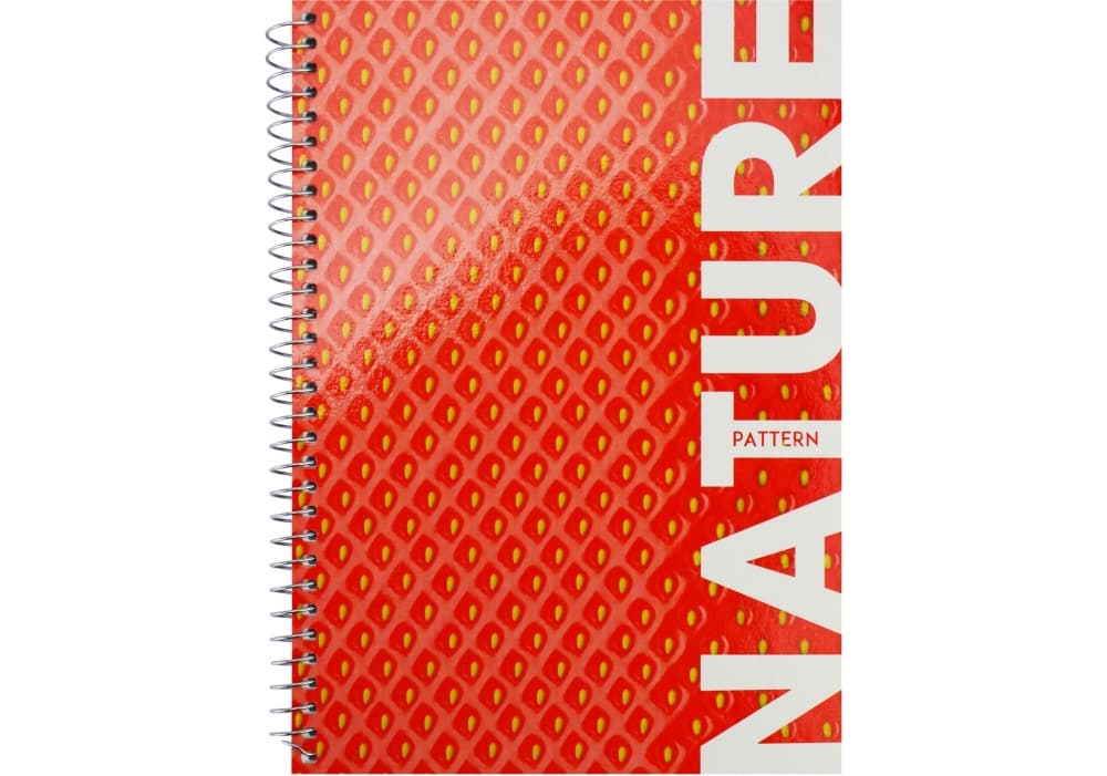 Блокнот пруж. бок. А5 80л. клет. карт. "Optima" Nature №O20332-05(5)(50)