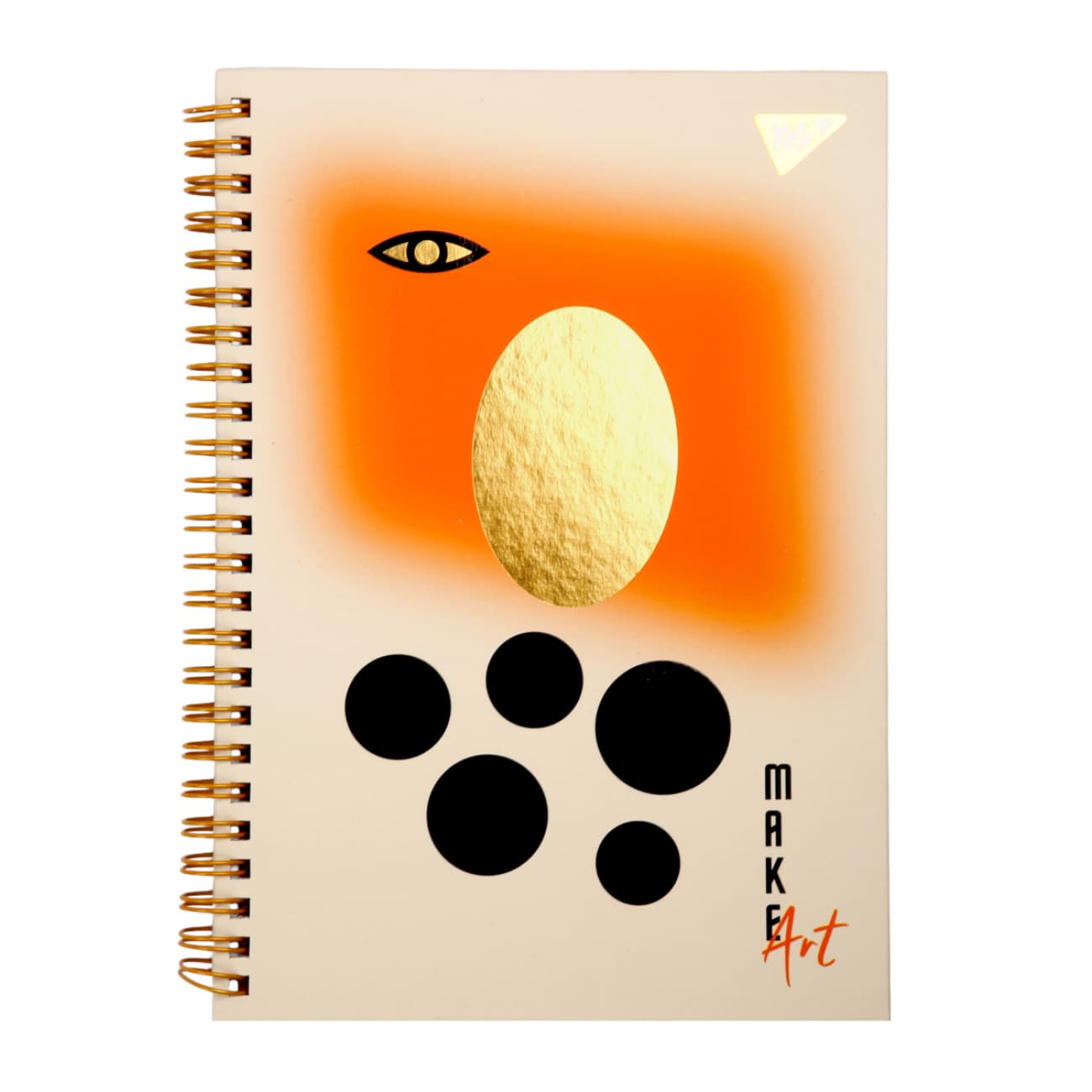 Блокнот пруж. А5 64л. клет. Make art 7БЦ №152023/Yes/(20)(40)