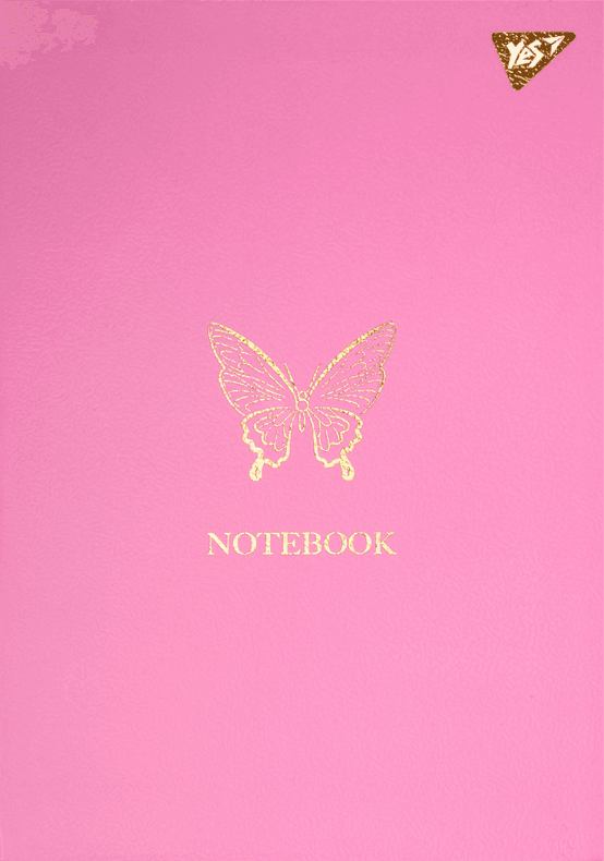 Блокнот А5 96арк. кліт. Ikons. Butterfly інтегр. №152080/Yes/(20)(40)