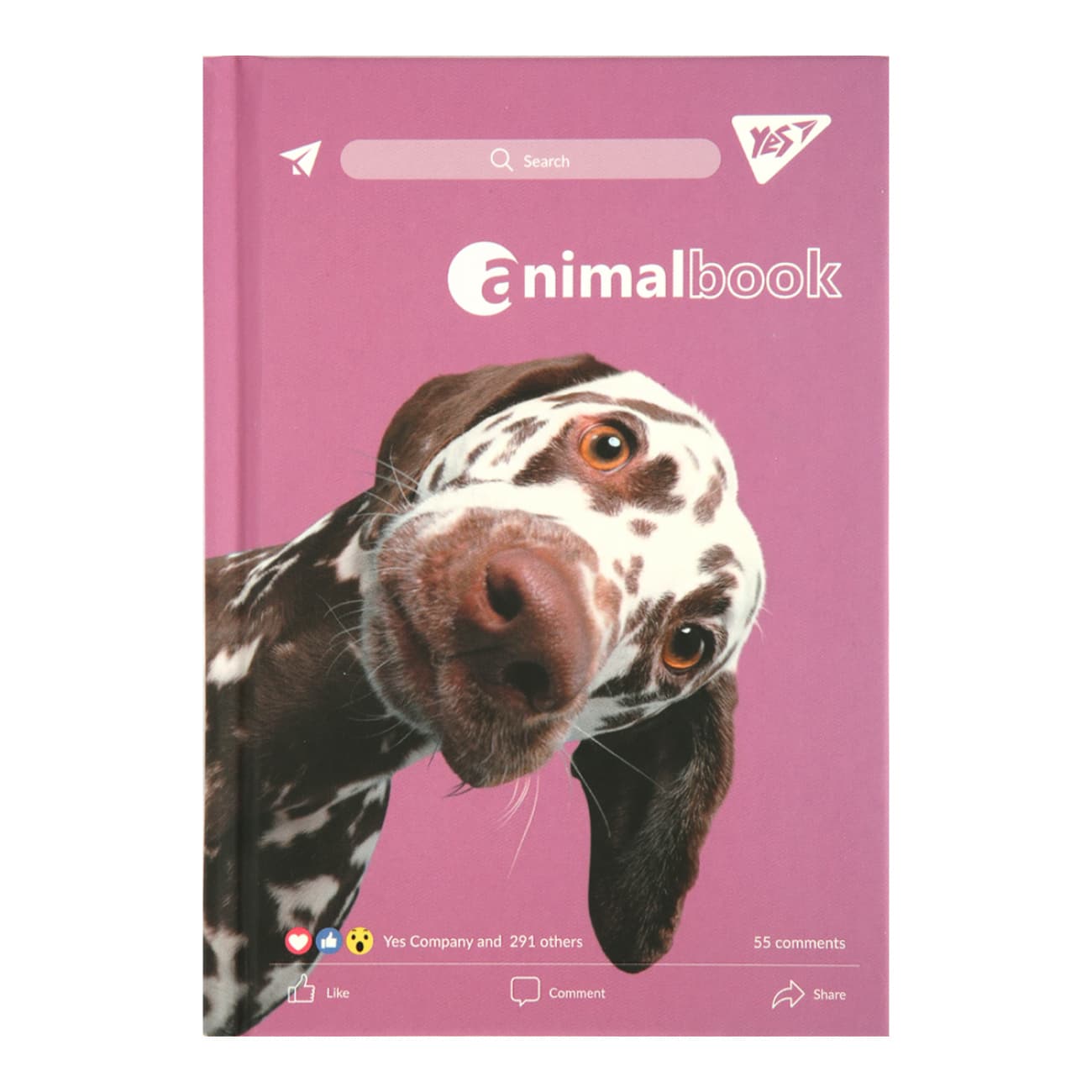 Блокнот А6 64л. точ. Animalbook 7БЦ №152066/Yes/(20)(40)