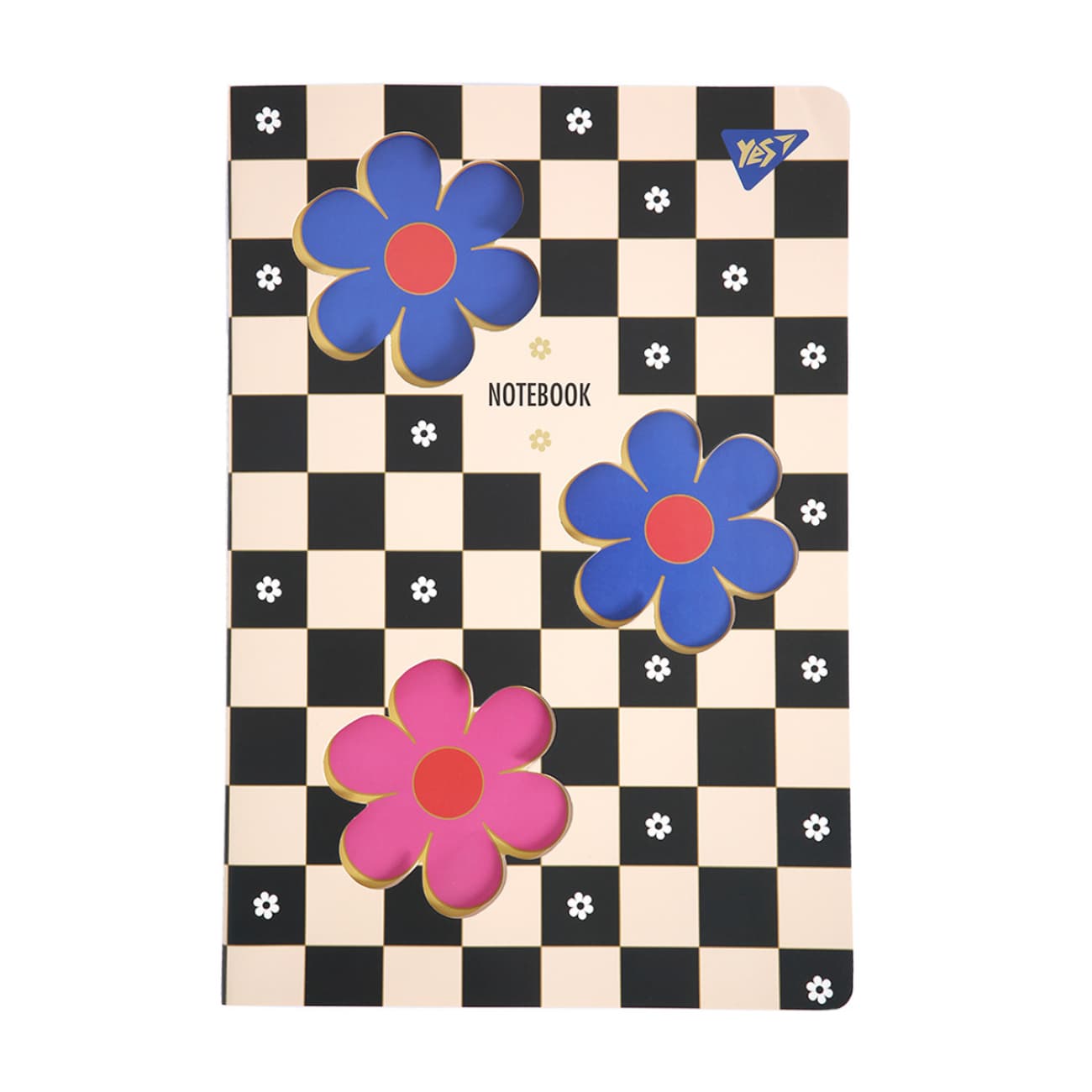 Тетрадь А4 40л. клет. с высечкой "Flowers" №682023/Yes/(1)(20)(40)