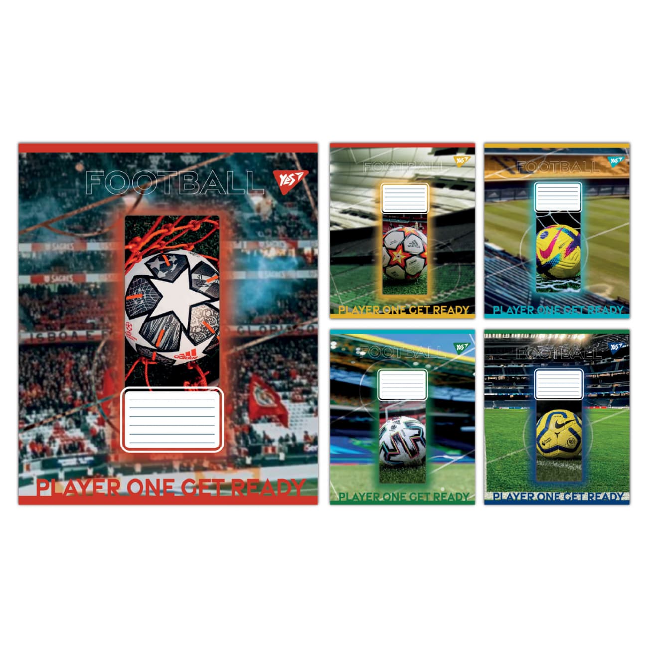 Зошит 36арк. лін. Yes Football stadium №767750(15)(240)