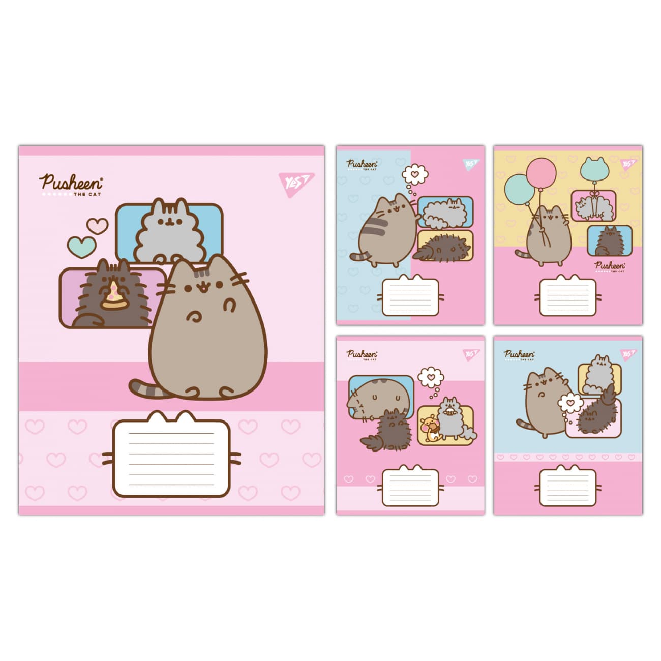 Зошит 12арк. лін. YES Pusheen Funny №767603(25)(500)