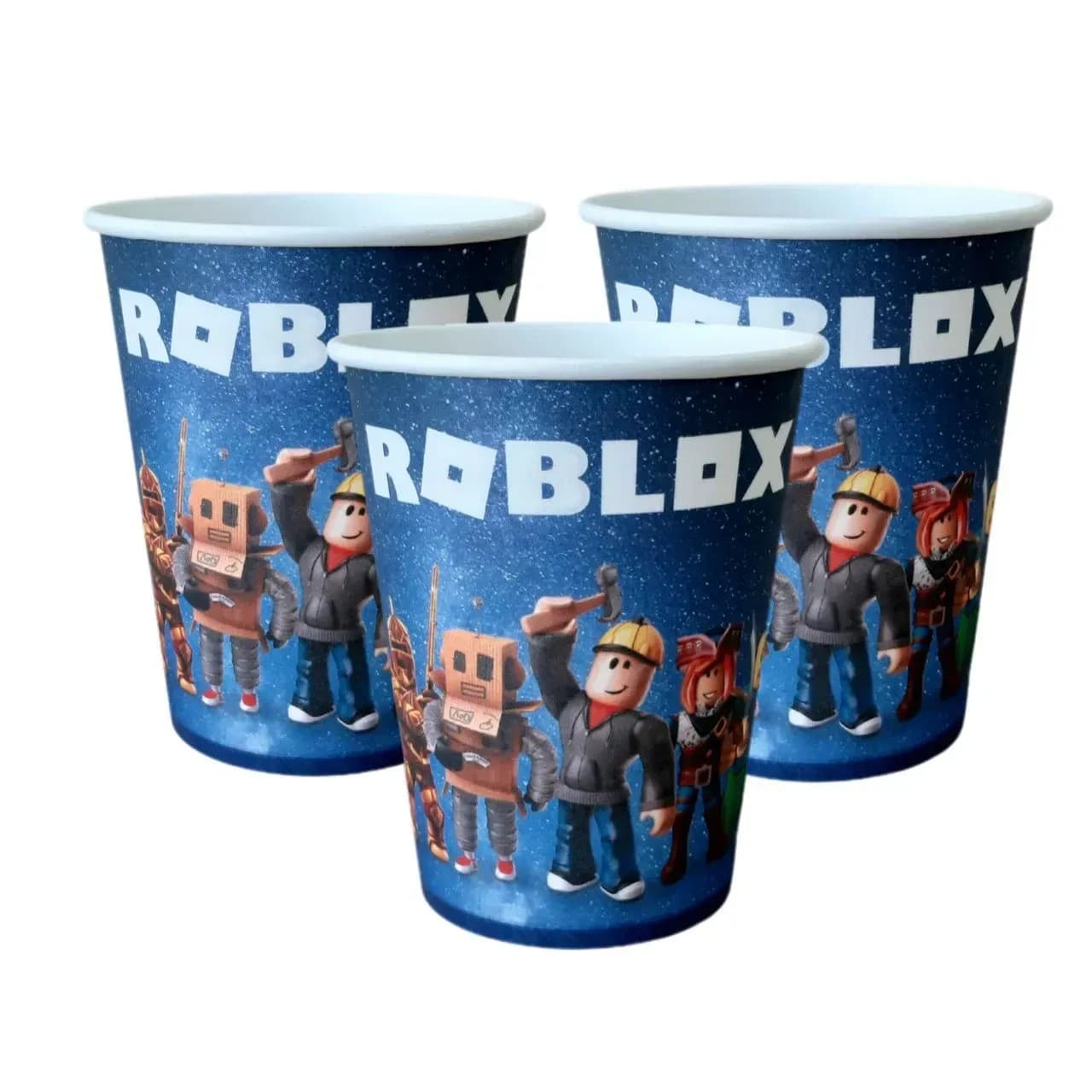 Стакан бумажный "Роблокс Roblox- звёздное небо"