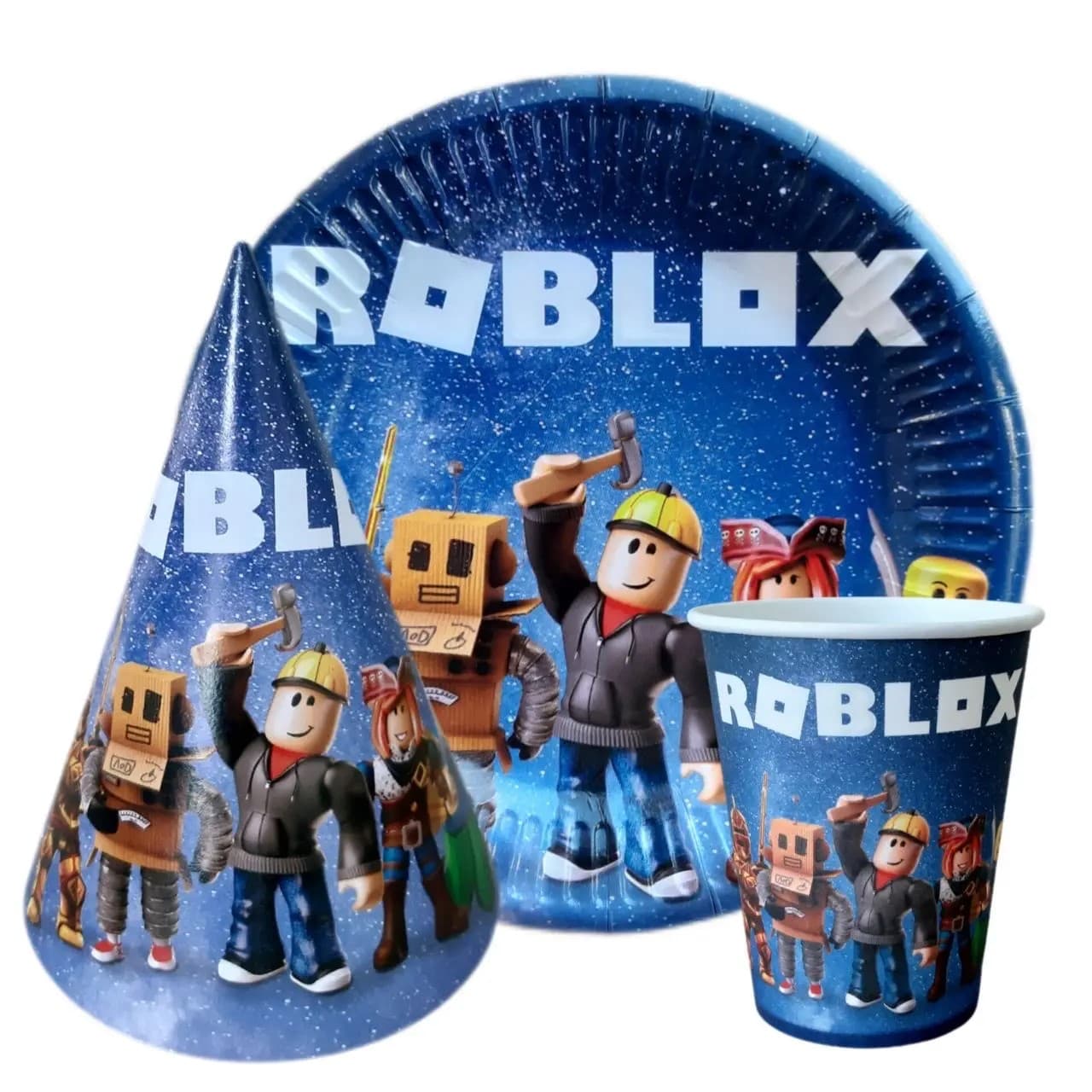 Набор посуды "Роблокс Roblox" звёздное небо №16799