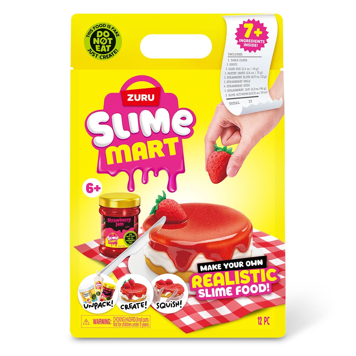 Игровой набор "Slime Mart" серии Shopping Bag - Клубничный чизкейк №15901A/КиддиСвит/