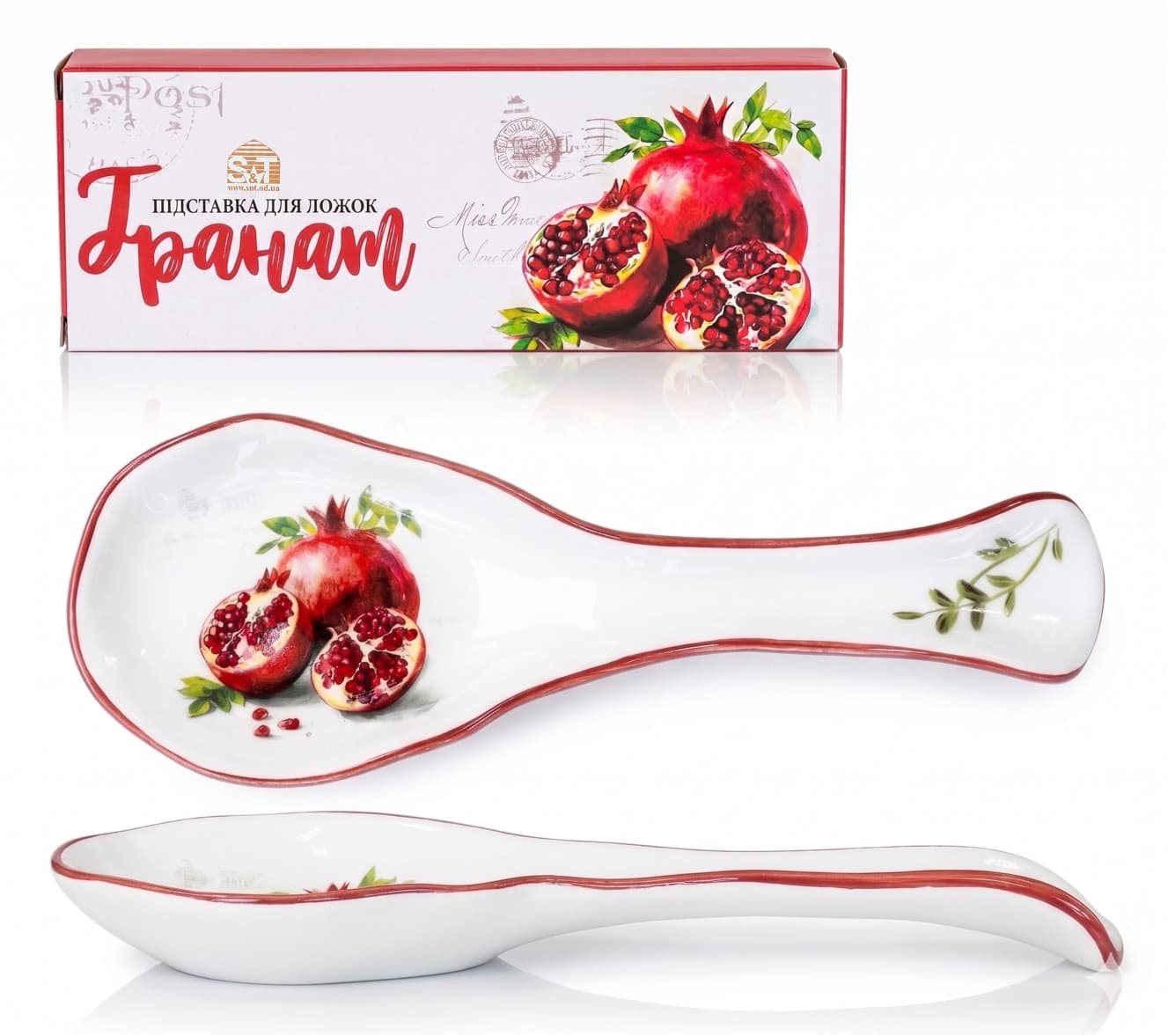 Підставка для ложок керам. "Гранат" 29х9х3см №700-01-24/S&T/(60)