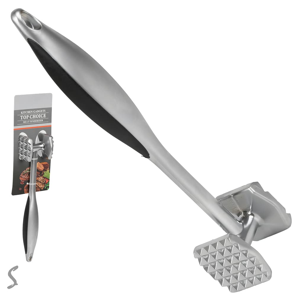Молоток для отбивания мяса метал. 22х5,5см №R41382(72)