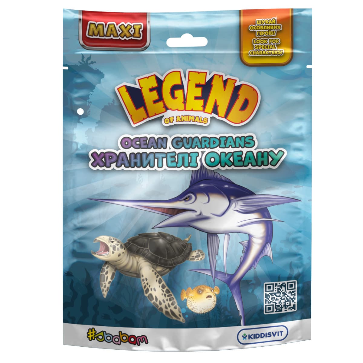 Стретч-игрушка "ХРАНИТЕЛИ ОКЕАНА " серии LEGEND OF ANIMALS МАКСИ №106/CN24/КиддиСвит/