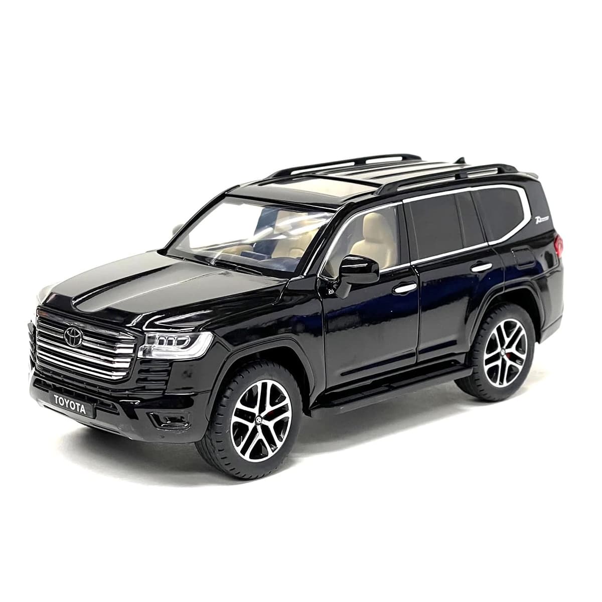 Автомодель "Technodrive" Toyota Land Cruiser (1:24) чорна №KM08222/КіддіСвіт/