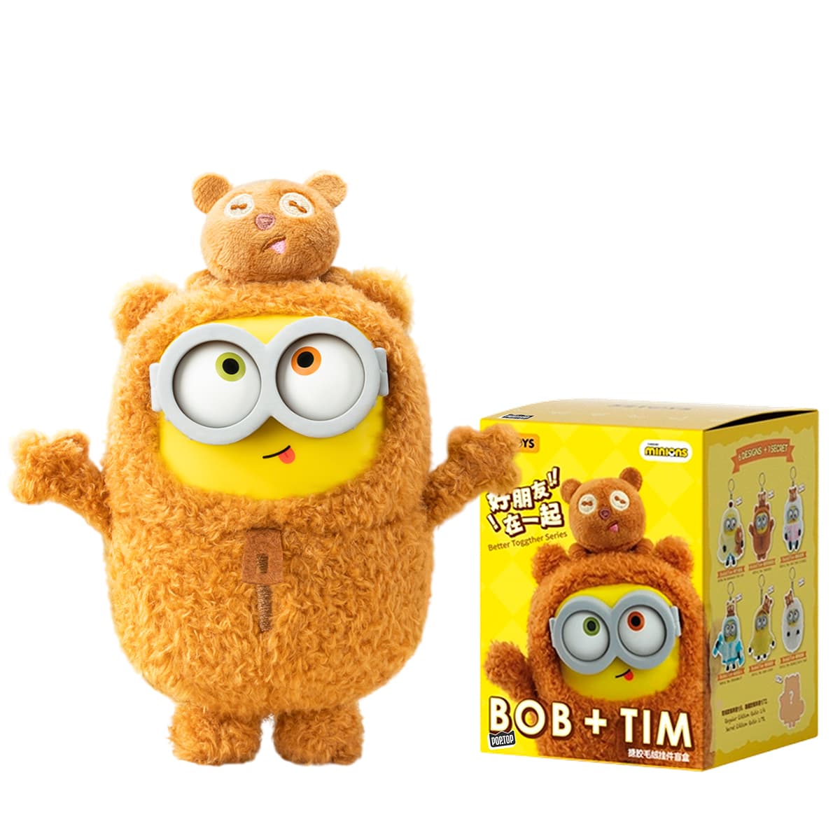 Коллекционная мягкая игр. "POP TOP 52Toys серии "Bob & Tim" - МИНЬОНЫ дисп.,ассорт/КиддиСвит/