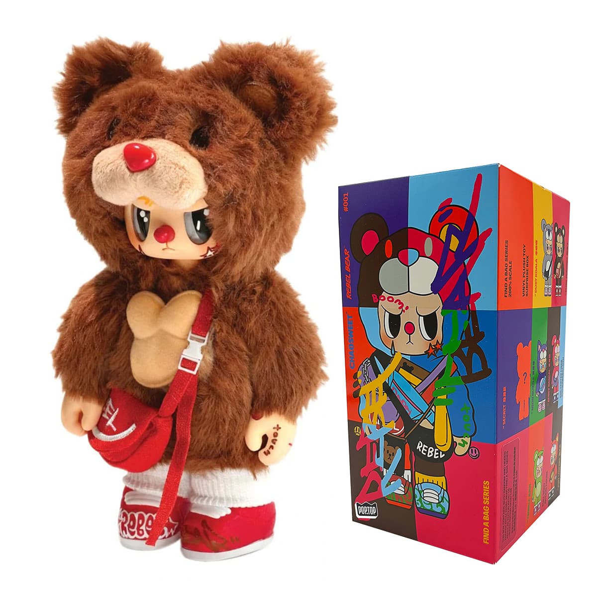 Коллекционная фигурка "POP TOP Rebel Bear серии "Find A Bag" - КУЛ БОЙ дисп.,ассорт/КиддиСвит/