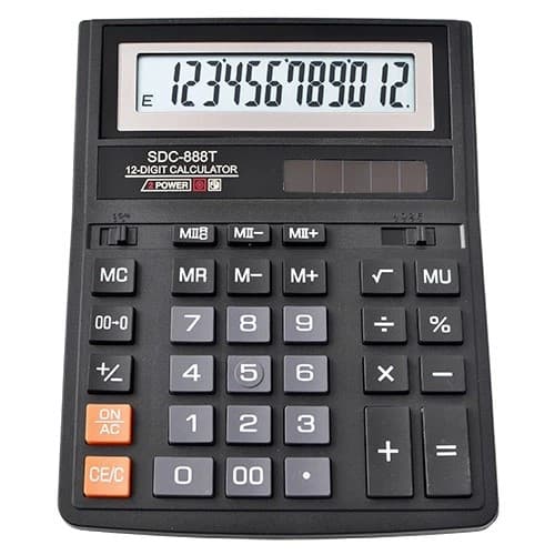 Калькулятор Desk-Top 1G10 12-розрядний 888T