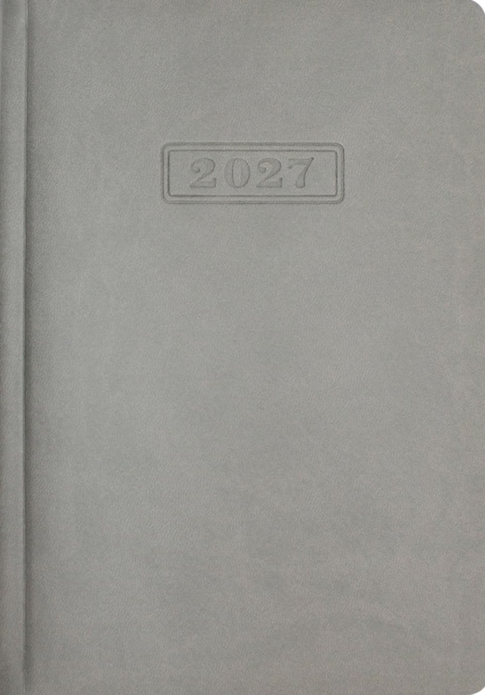 Щоденник А5 Optima датований 2027 Vivella сірий №O25230-10