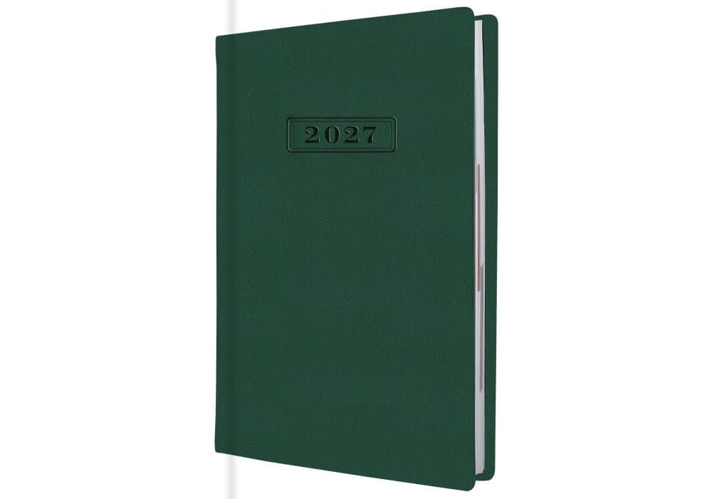 Щоденник А5 Optima датований 2027 SQUARE зелений O25204-04