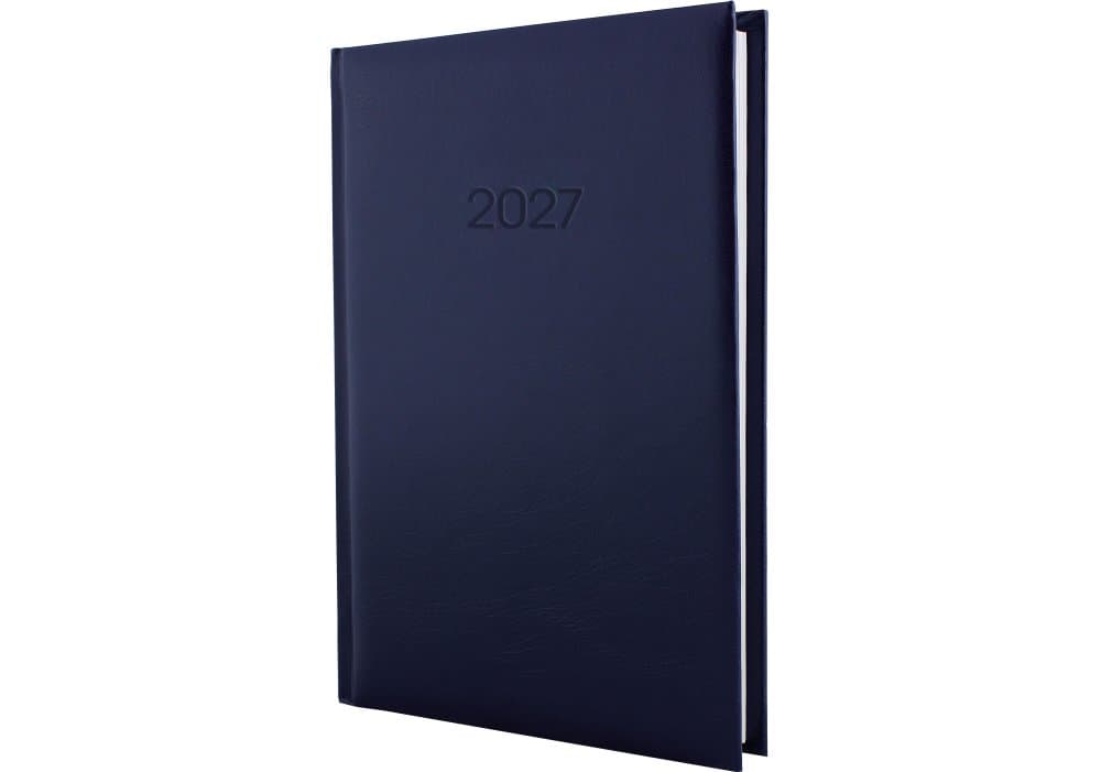 Щоденник А5 Economix датований 2027 Allegra темно-синій E21691-24