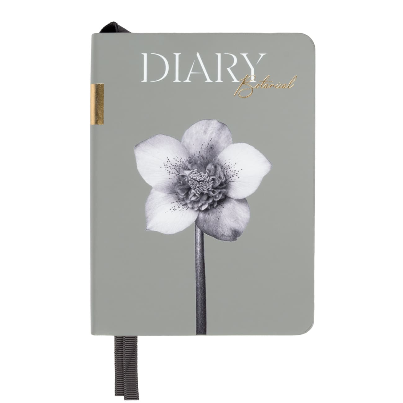 Щоден. А6 "Leo Planner" дат2027 176арк. Botanic м'яка обкл.,сірий №252790