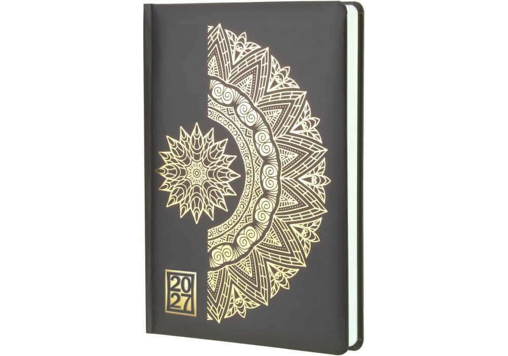 Щоден. А5 "Optima" дат2027 Soft Touch чорний №O26136(20)