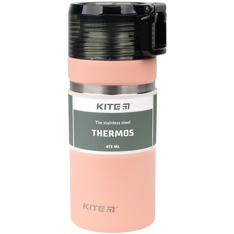 Термос металевий 0,473 л Kite персиковий (36) №K21-320-01