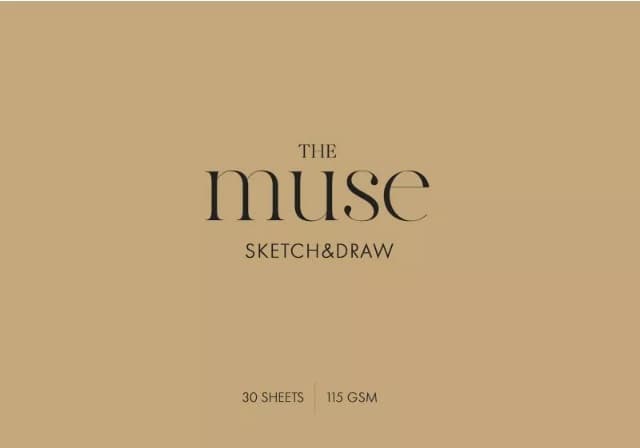 Альбом для малювання склейка 30 аркушів A4 Muse крафт-картон (9) (54) PB-GB-030-311 Школярик