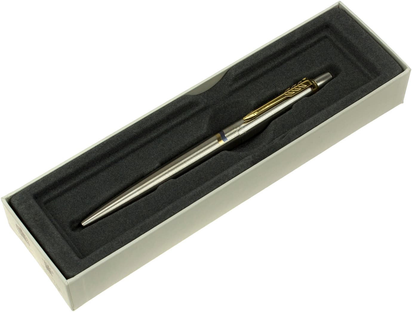 Ручка кулькова Parker Jotter сталь з позолотою Прапор жовто-синій 16 032_R8