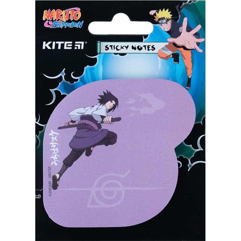 Блок/зам. липк. краем 70х70мм 50л. "Kite" Naruto №NR23-298-4(24)