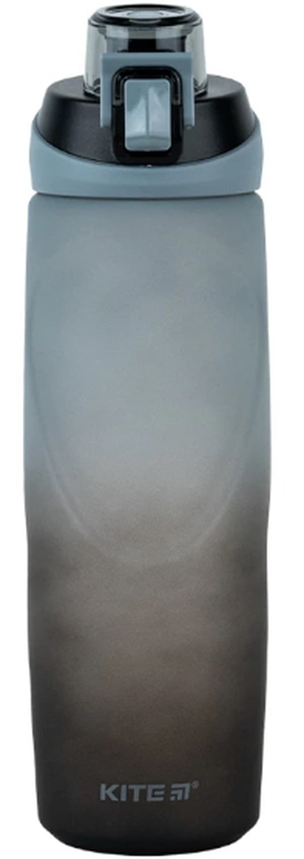 Пляшка для води пласт. "Kite" 750мл сіро-чорна №K24-1200-1(12)