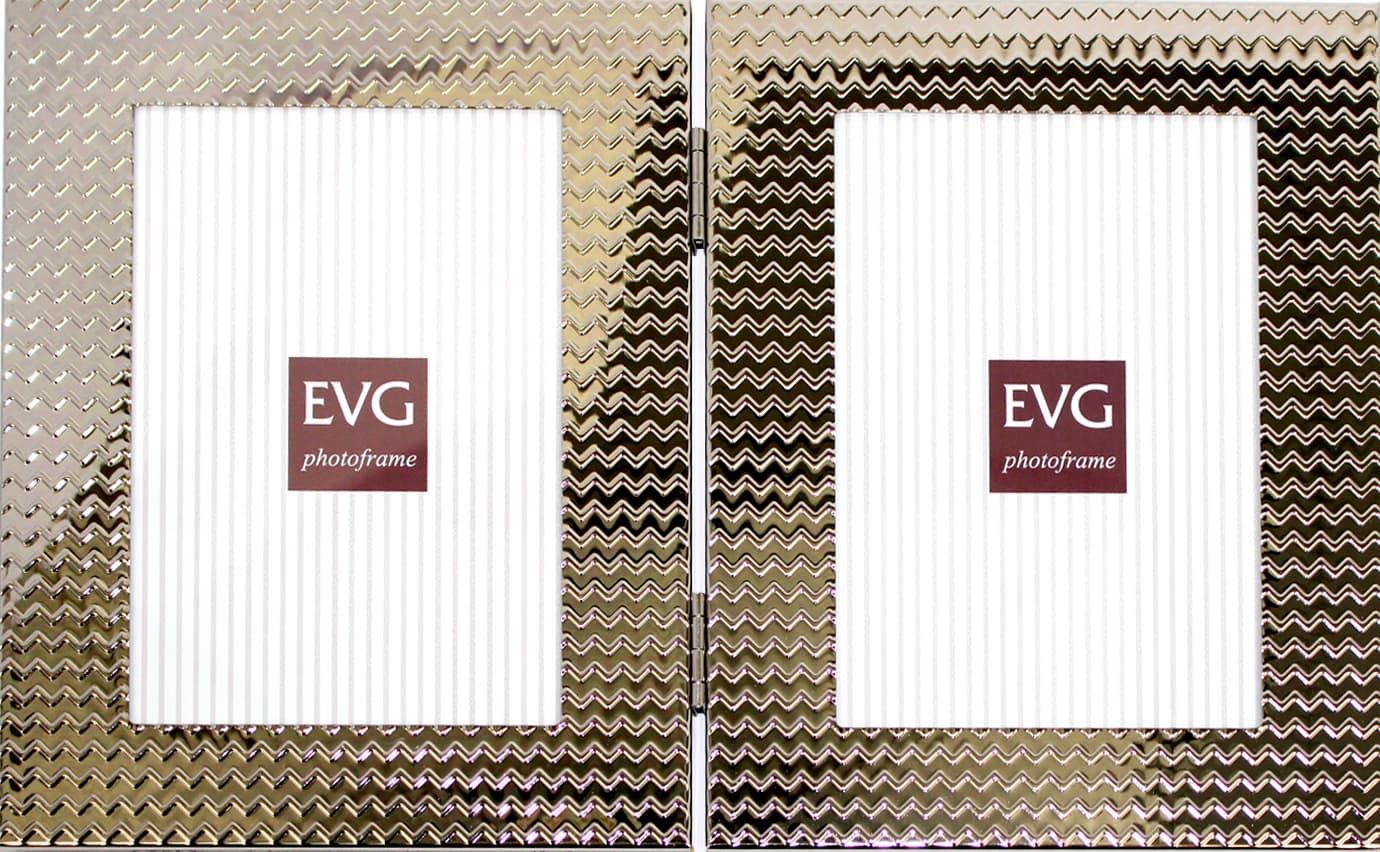 Фоторамка "EVG" Onix 10х15 S16 Double Silver(6)(12)