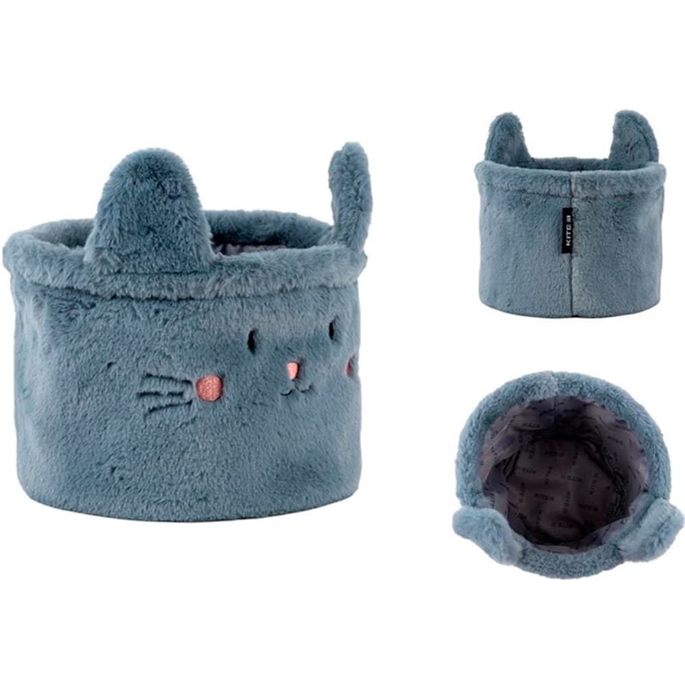 Корзина для хранения плюшевая "Kite" №K24-3100S-2 Cute Cat 20х16см(12)