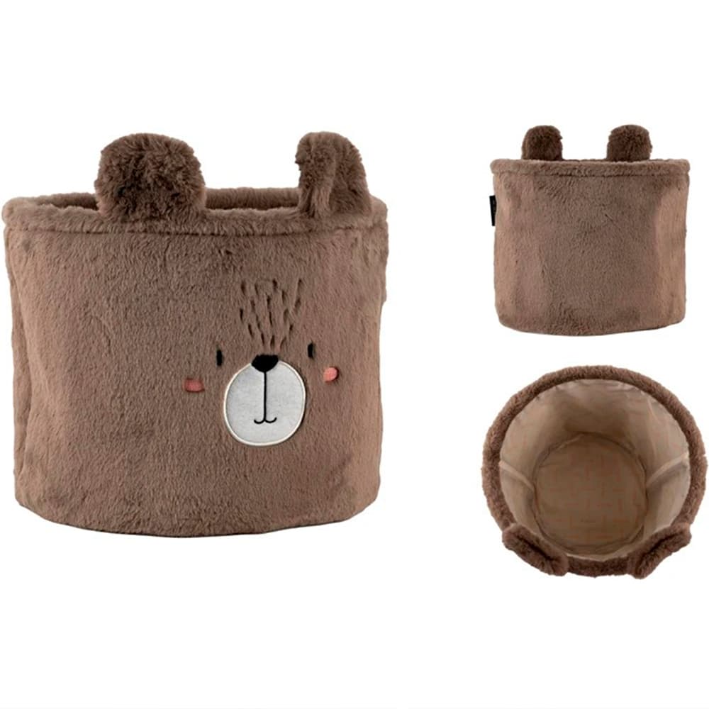 Корзина для хранения плюшевая "Kite" №K24-3100M-3 Sweet Bear 30х25см(12)