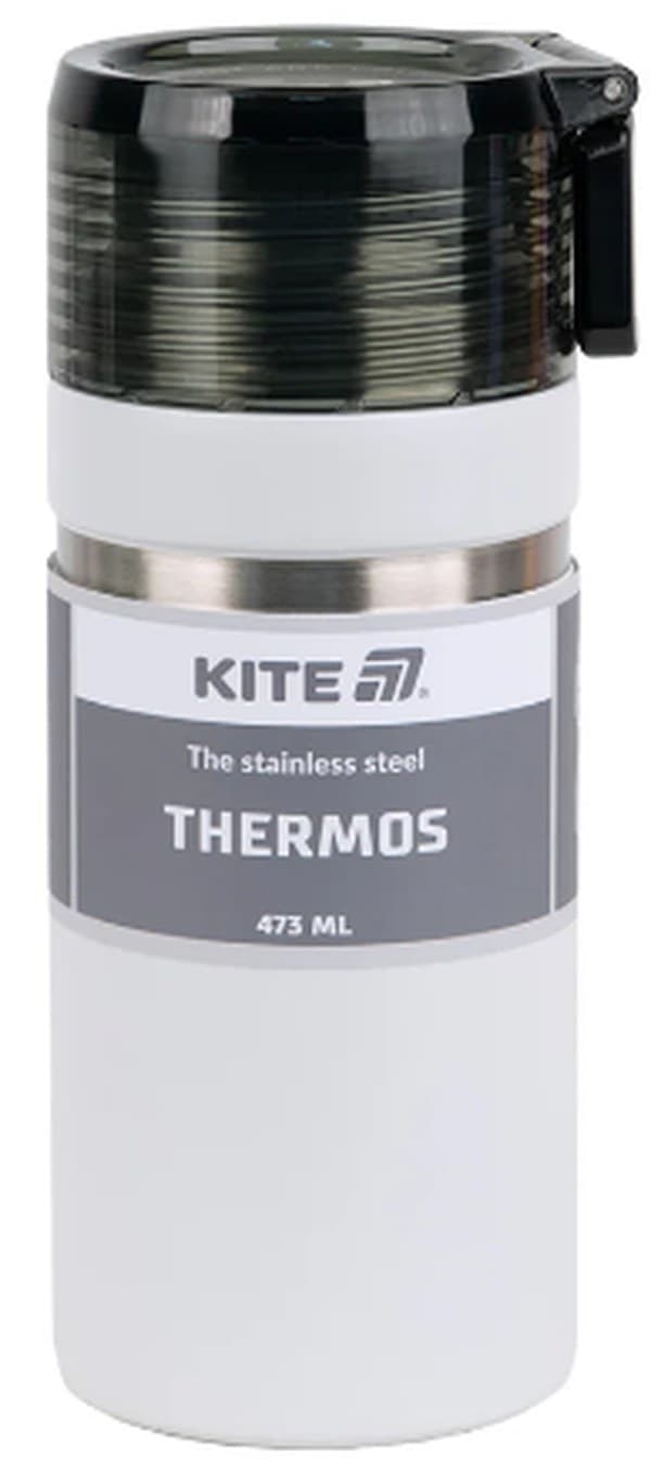 Термос 0,47л "Kite" білий №K25-320-1