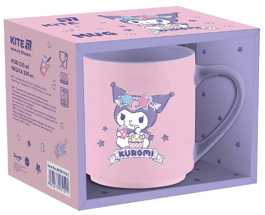 Чашка керам. 350мл "Kuromi" в подар. кор-ці №HK25-215-3/Kite/(24)