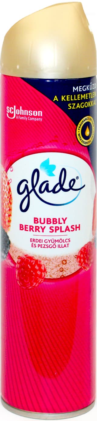 Освіжувач повітря "Glade" 300мл Бульбашково-ягідний сплеск(12)