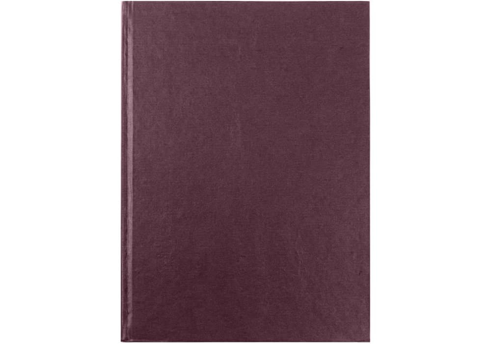 Тетрадь А4 96л. клет. тв.обл. "Атлас" бордо №E21947-18/Economix/(5)(20)